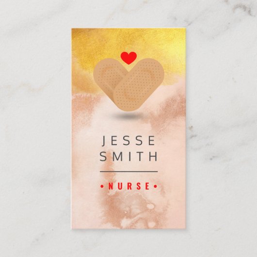 Zuster/kinderverpleegkundige/verzorger Visitekaartje (Voorkant)