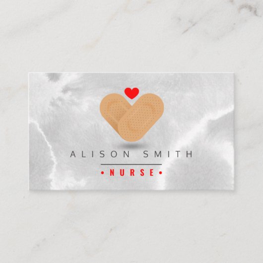 Zuster/kinderverpleegkundige/verzorger Visitekaartje (Voorkant)