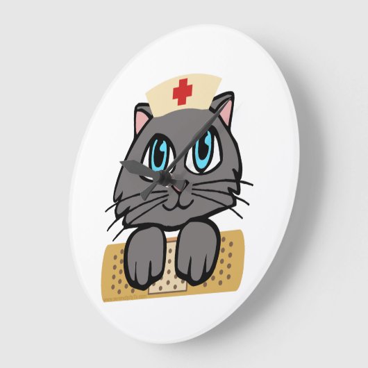 Zuster Kitten (blauwe ogen) Grote Klok (Hoek)