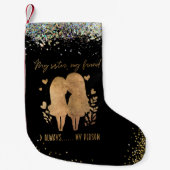 zuster kleine kerstsok (Voorkant)