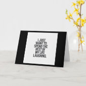 "ZUSTER" LACHT MET JE VOOR ALTIJD GELUKKIGE VERJAA KAART (Gele Bloem)