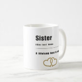 Zuster - Levenslang Beste Vriend Koffiemok (Voorkant rechts)