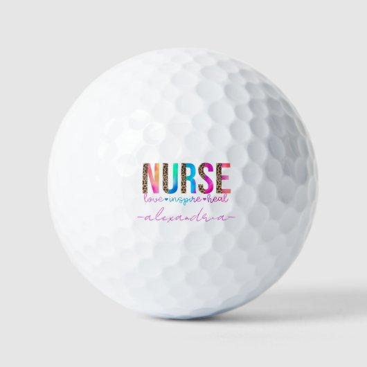 Zuster - Liefde, Inspire, Heal Golfballen (Voorkant)