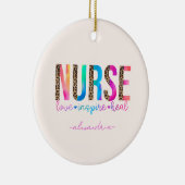 Zuster - Liefde, Inspire, Heal Keramisch Ornament (Rechts)