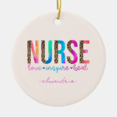 Zuster - Liefde, Inspire, Heal Keramisch Ornament (Voorkant)