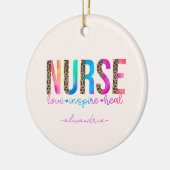 Zuster - Liefde, Inspire, Heal Keramisch Ornament (Links)