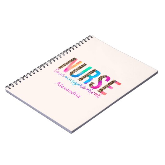 Zuster - Liefde, Inspire, Heal Notitieboek (Linkerzijde)