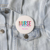 Zuster - Liefde, Inspire, Heal Ronde Button 7,6 Cm (In situ)