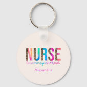 Zuster - Liefde, Inspire, Heal Sleutelhanger (Voorkant)