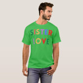 ZUSTER LIEFDE meisje T-shirt (Voorkant volledig)