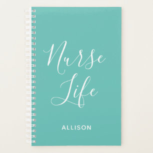Zuster Life Medical Blauwgroen en White, gepersona Planner