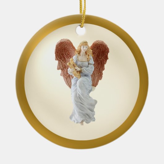 Zuster Living Angel-versiering Keramisch Ornament (Voorkant)