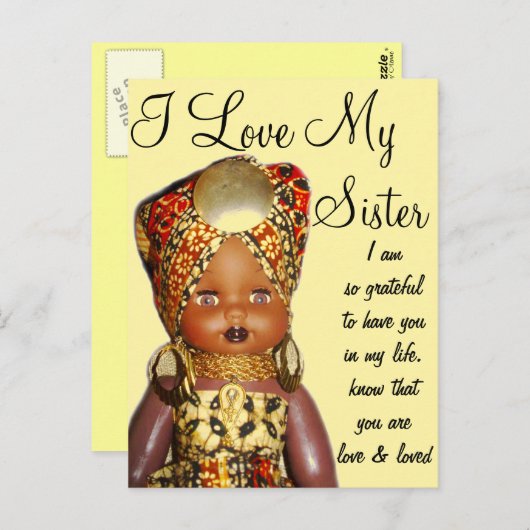 Zuster, Love_ Briefkaart (Voorkant / Achterkant)