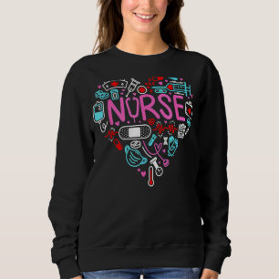 Zuster Love Nursing Student Rn Life Hartelijk dank Trui