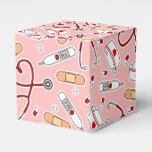 Zuster Love Print Pink Background Bedankdoosjes (Voorkant Zijde)