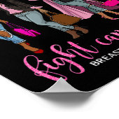 Zuster mag niet alleen borstkanker bestrijden poster (Hoek)