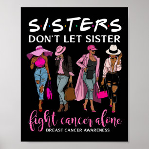 Zuster mag niet alleen borstkanker bestrijden poster