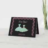 ZUSTER Maid of Honor Nodig Blauwe & Groene jurken (Achterkant)