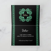 ZUSTER Maid of Honor Uitnodiging GROENE jurken (Binnen)