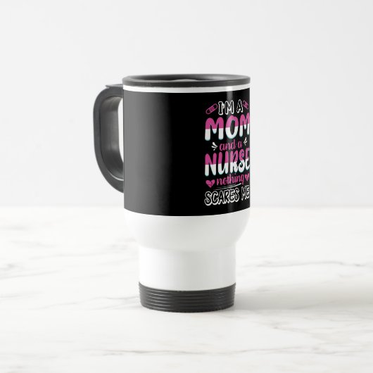 Zuster Mam Travel Mug Reisbeker (Voorkant links)