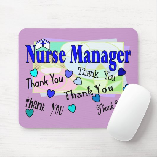 Zuster Manager DANK U Muismat (Met muis)