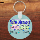 Zuster Manager DANK U Sleutelhanger (Voorkant)