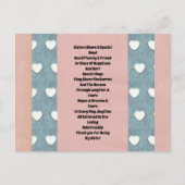 Zuster Marshmallow Hearts Feestdagenkaart (Voorkant)