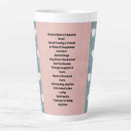 Zuster Marshmallow Hearts Latte Mok