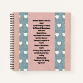 Zuster Marshmallow Hearts Notitieboek (Voorkant)