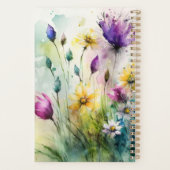 Zuster Medical Roze Floral Gezondheidszorg Medisch Planner (Achterkant)