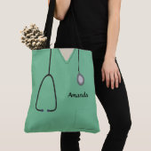 Zuster Medical Scrubs Light Green AOPLT Tote Bag (Dichtbij)