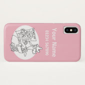 Zuster - Medical Theme Cartoon Case-Mate iPhone Case (Achterkant (horizontaal))