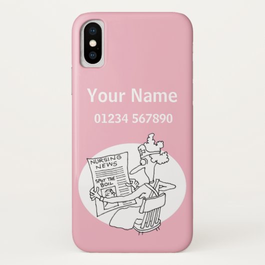 Zuster - Medical Theme Cartoon Case-Mate iPhone Case (Achterkant)