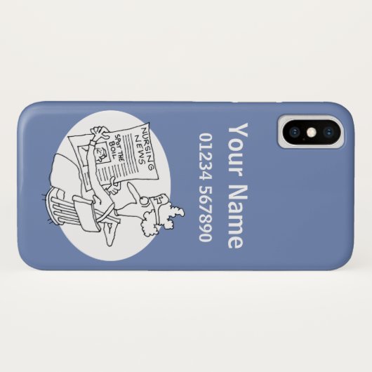 Zuster - Medical Theme Cartoon Case-Mate iPhone Case (Achterkant (horizontaal))