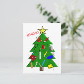 Zuster-/medische Kaarten voor kerstmis en geschenk Feestdagenkaart (Staand voorkant)