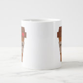 Zuster met koffie grote koffiekop (Voorkant)