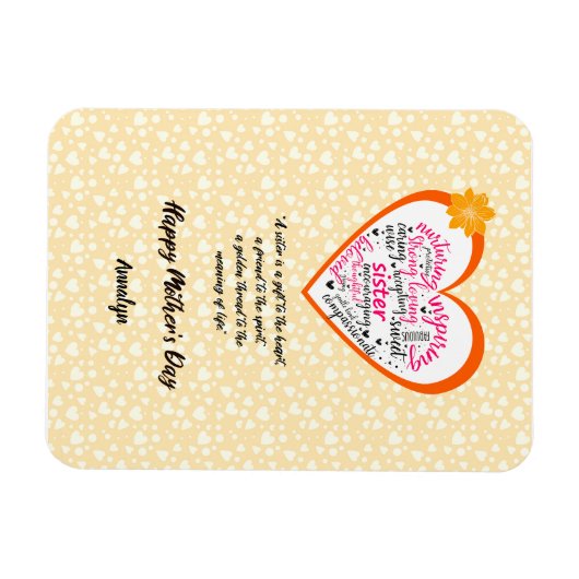 Zuster Moederdag Magneet (Horizontaal)