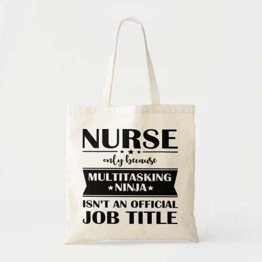 Zuster, Multitasking Ninja Tote Bag (Voorkant)