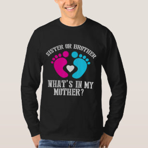 Zuster of broeder wat in mijn moeder t-shirt