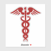Zuster of Doctor Caduceus Sticker (Vel)