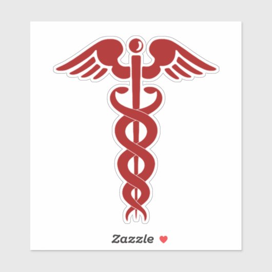 Zuster of Doctor Caduceus Sticker (Vel)