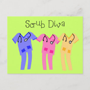 Zuster- of medische cadeautjes aan toonder briefkaart