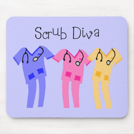 Zuster- of medische cadeautjes aan toonder muismat (Voorkant)