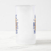 Zuster omdat zelfs artsen helden nodig hebben matglas bierpul (Center)