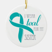 Zuster - Ovarian Cancer Ornament (Voorkant)