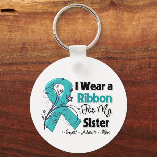 Zuster - ovariumkanker sleutelhanger (Voorkant)