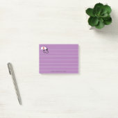 Zuster Paars Stethoscoop Fun Personalizeerd Post-it® Notes (Kantoor)