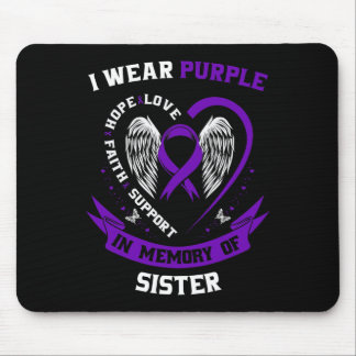 Zuster Pancreatic Cancer Awareness Products Cadeau Muismat