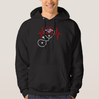 Zuster Patriottic T-Shirt voor 4 juli voor mij