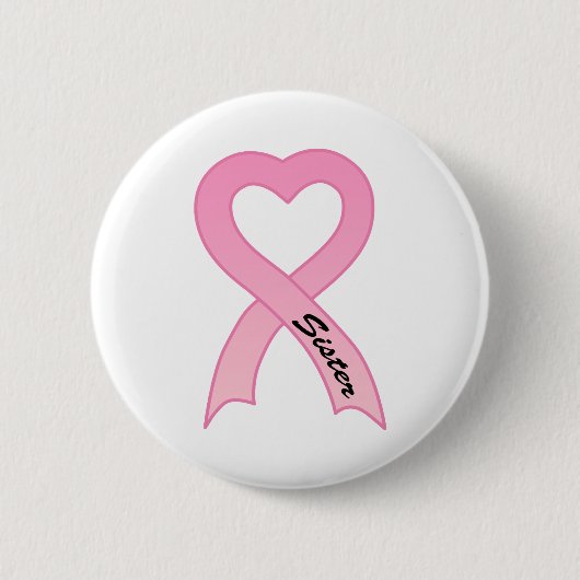 Zuster Pink Ribbon Button (Voorkant)